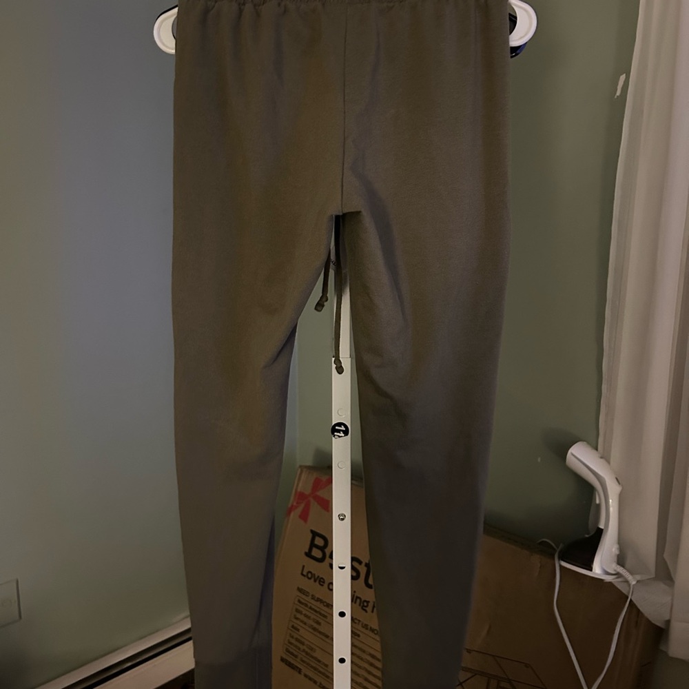 Free People Womans Olive Green Joggers - Picture 2 of 4